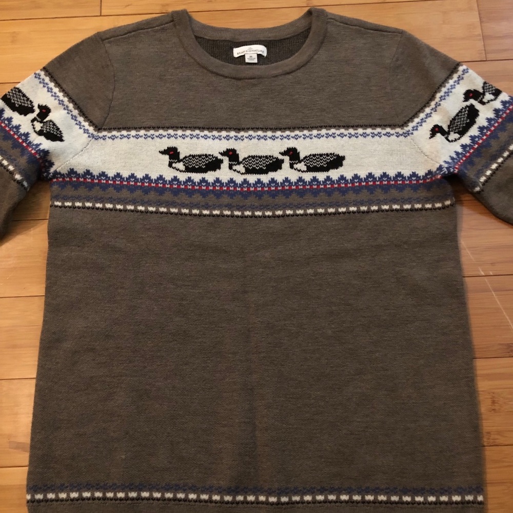 LL Bean Signature Merino Fair Isle Sweater